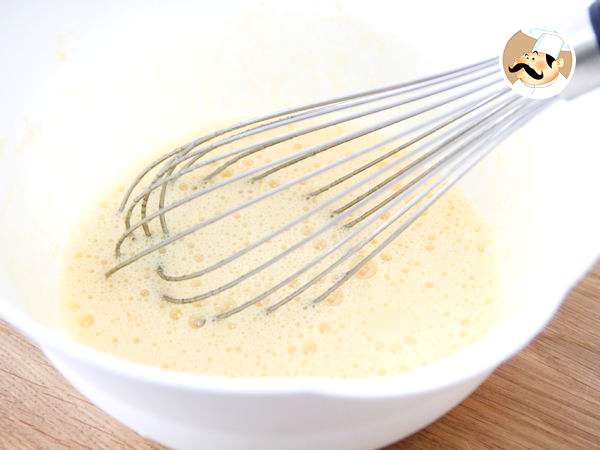 Fondant cokelat dengan bagian tengah yang sangat encer, selangkah demi selangkah - Persiapan langkah 2