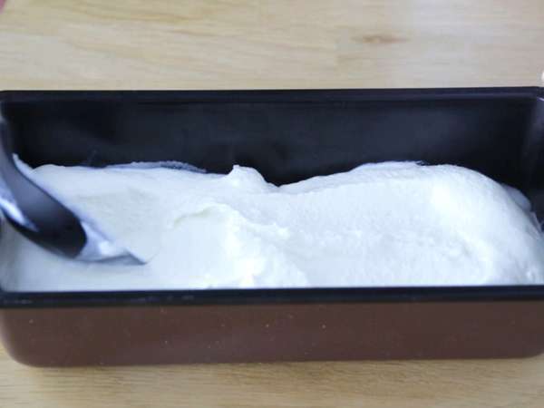 Yoghurt dan es krim raspberry - Persiapan langkah 9