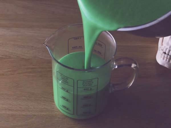 Krim Frankenstein untuk Halloween - Persiapan langkah 7