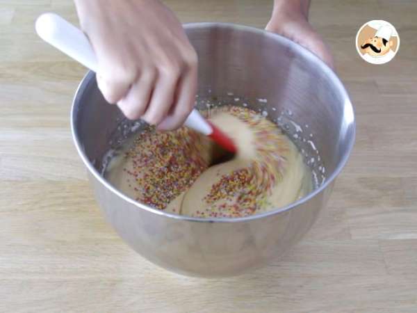 Kue mangkuk monster untuk Halloween - Persiapan langkah 2