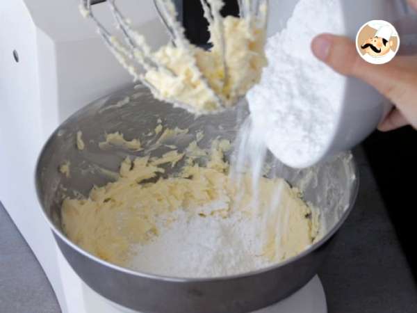 Kue mangkuk monster untuk Halloween - Persiapan langkah 6