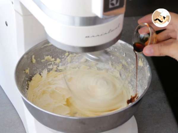 Kue mangkuk monster untuk Halloween - Persiapan langkah 7