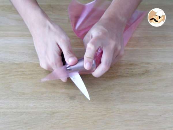 Kue mangkuk monster untuk Halloween - Persiapan langkah 10