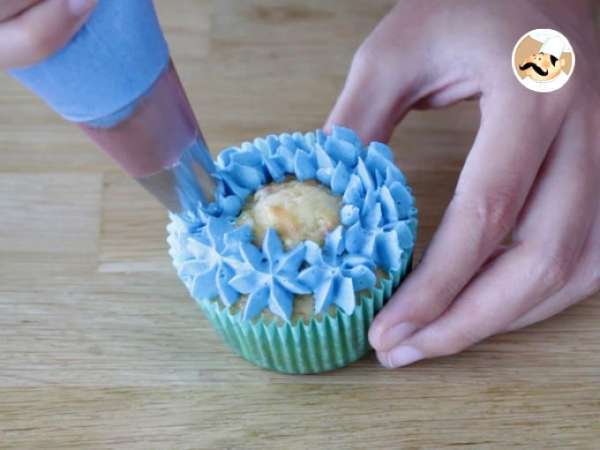 Kue mangkuk monster untuk Halloween - Persiapan langkah 13