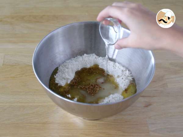 Donat anggur untuk Natal - Persiapan langkah 4