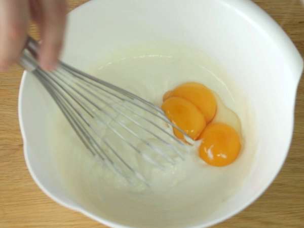 Kue keju cottage - Persiapan langkah 1