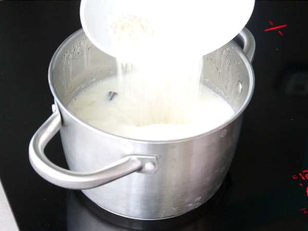 Puding nasi yang mudah - Persiapan langkah 3
