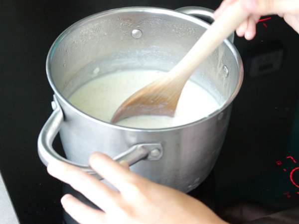 Puding nasi yang mudah - Persiapan langkah 4