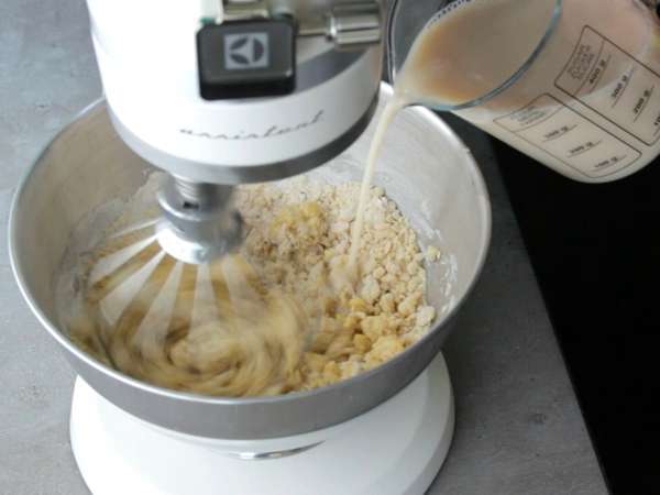 Pancake ringan, bebas gluten dan bebas susu - Persiapan langkah 2