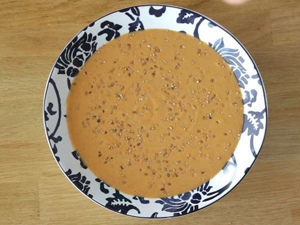 Creamy hummus - Persiapan langkah 3