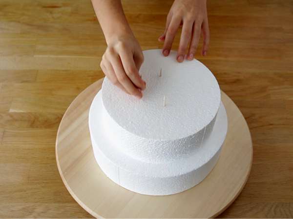 Kue permen berwarna-warni - Persiapan langkah 1