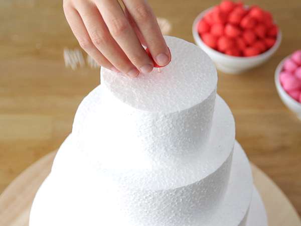 Kue permen berwarna-warni - Persiapan langkah 3