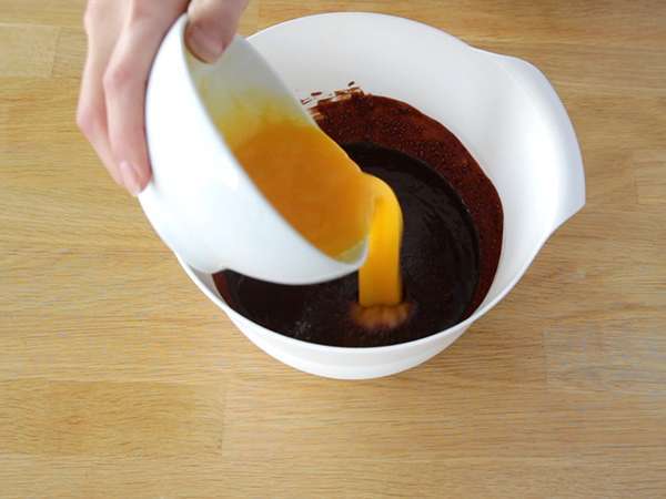 Wafel brownies - Persiapan langkah 2