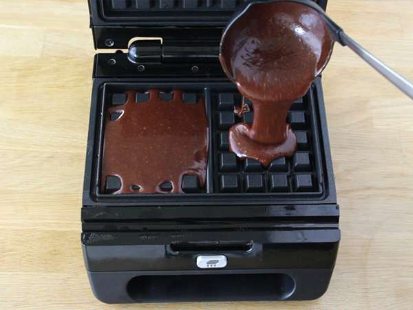 Wafel brownies - Persiapan langkah 3