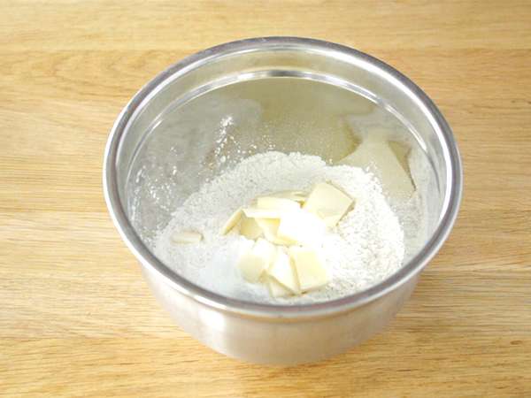 Scone dengan salmon asap dan adas manis - Persiapan langkah 1