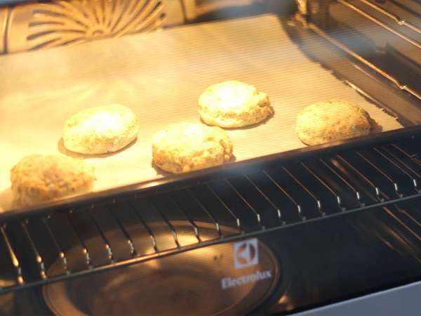 Scone dengan salmon asap dan adas manis - Persiapan langkah 5