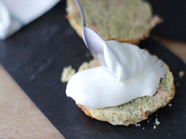 Scone dengan salmon asap dan adas manis - Persiapan langkah 6