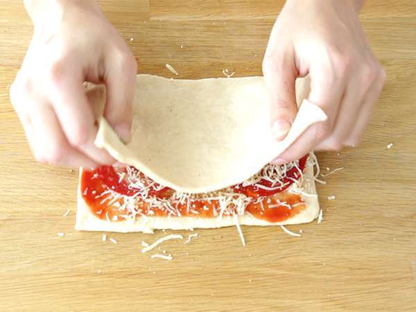 Wafel pizza - Persiapan langkah 2