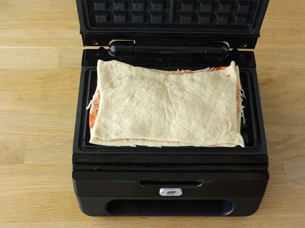 Wafel pizza - Persiapan langkah 3