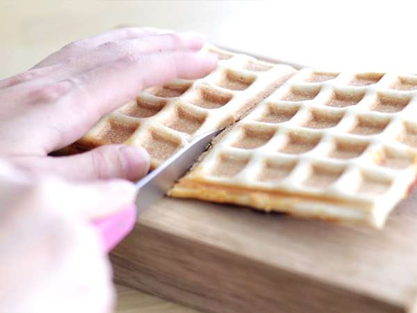 Wafel pizza - Persiapan langkah 4