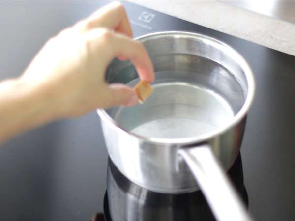 Risotto dengan keju dan chorizo - Persiapan langkah 1