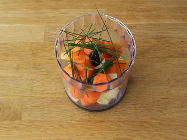 Kari ayam dengan santan - Persiapan langkah 2