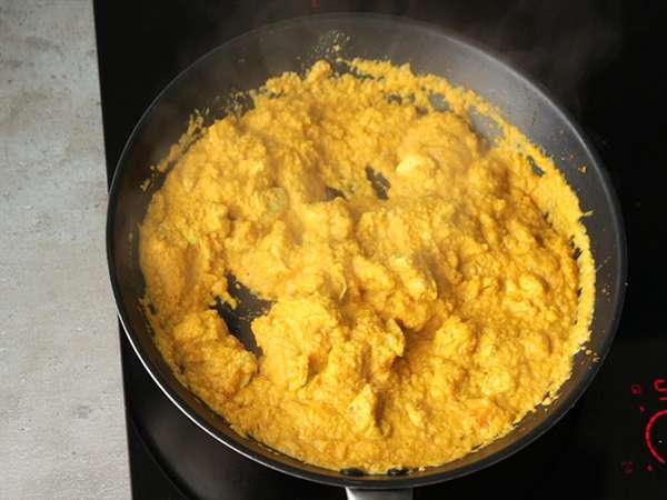 Kari ayam dengan santan - Persiapan langkah 7