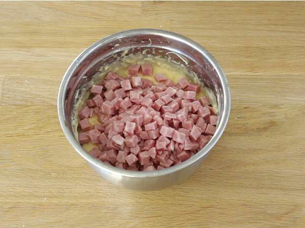 Muffin gurih untuk minuman beralkohol - Persiapan langkah 2