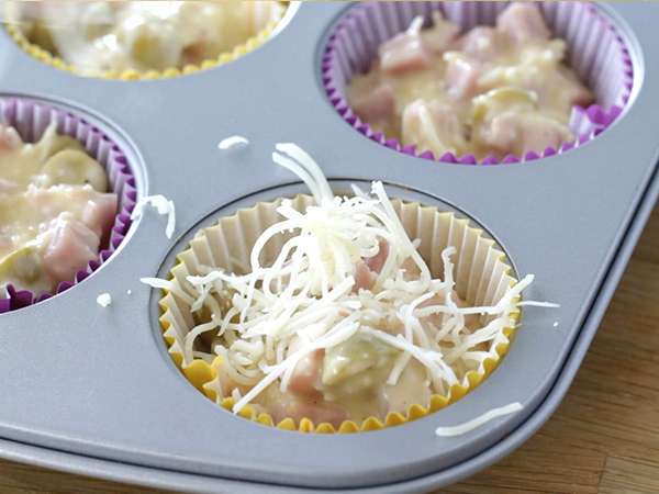 Muffin gurih untuk minuman beralkohol - Persiapan langkah 4