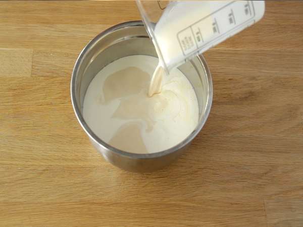 Kue tiga susu Tres Leches - Persiapan langkah 7