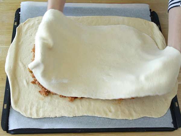 Empanada tuna Spanyol - Persiapan langkah 10