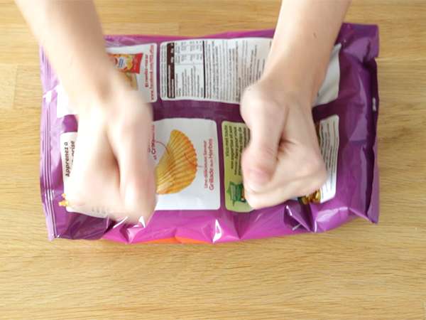 Tortilla super cepat dengan keripik - Persiapan langkah 1