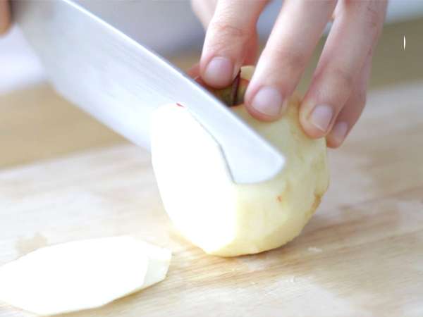 Kue apel yang tak terlihat - Persiapan langkah 2