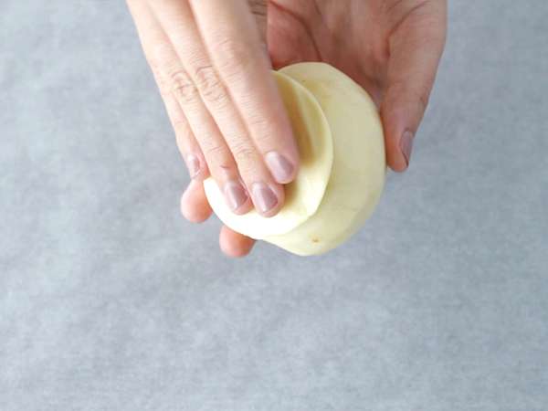 Pir puff pastry dengan bagian tengah cokelat - Persiapan langkah 4