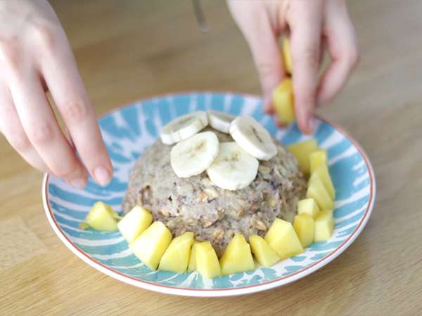 Kue Mangkuk Pisang - Persiapan langkah 4