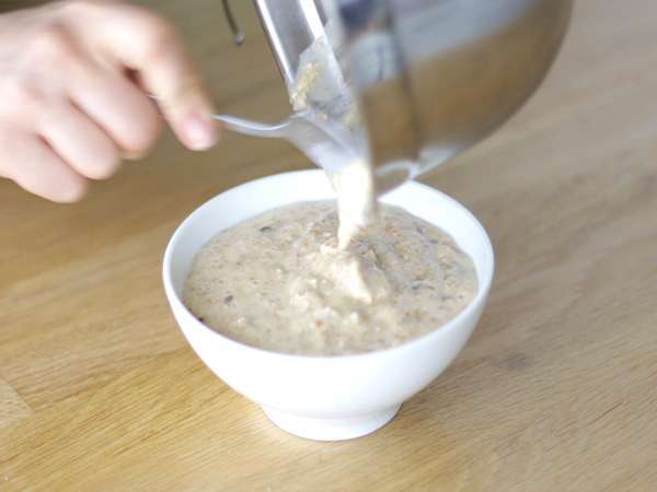 Kue mangkuk kelapa pisang - bebas laktosa dan gluten - Persiapan langkah 3