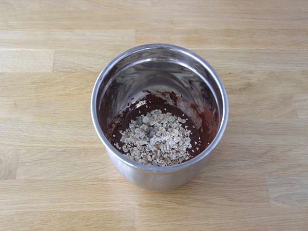 Kue Mangkuk Cokelat - bebas laktosa - Persiapan langkah 3