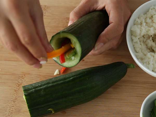 Mentimun Makis - Persiapan langkah 4