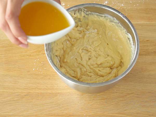 Muffin chocolate chip, resep Amerika - Persiapan langkah 2