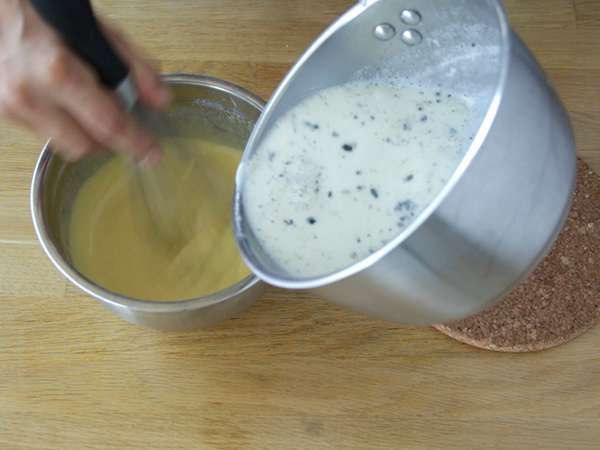 Kue Basque, resepnya dijelaskan secara rinci - Persiapan langkah 6