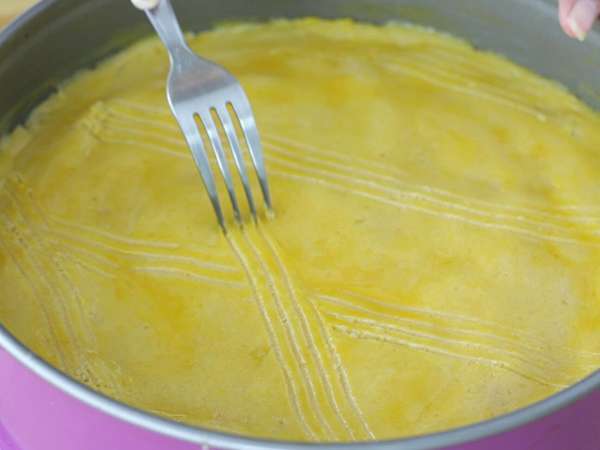 Kue Basque, resepnya dijelaskan secara rinci - Persiapan langkah 15