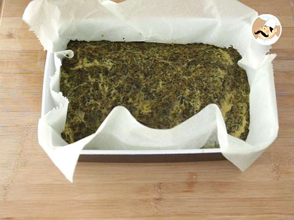 Bayam, ham, dan roti gulung fromage frais - Persiapan langkah 3