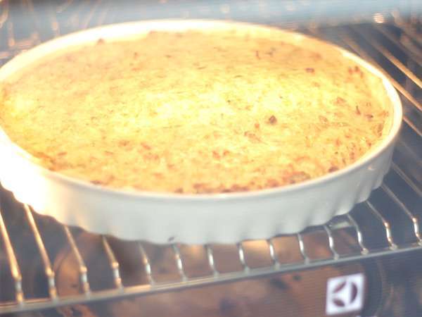 Leek tart (6 langkah mudah dan video) - Persiapan langkah 5