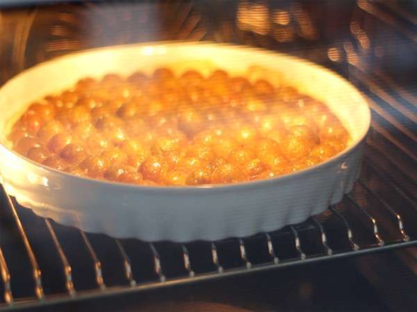 Tart plum Mirabelle - Persiapan langkah 4