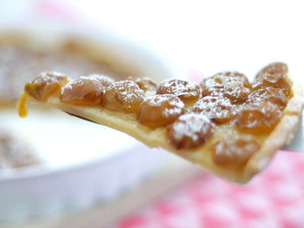 Tart plum Mirabelle - Persiapan langkah 5