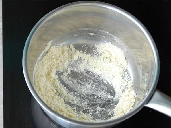 Souffle keju yang lembut dan lapang - Persiapan langkah 1