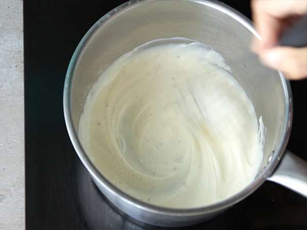 Souffle keju yang lembut dan lapang - Persiapan langkah 2