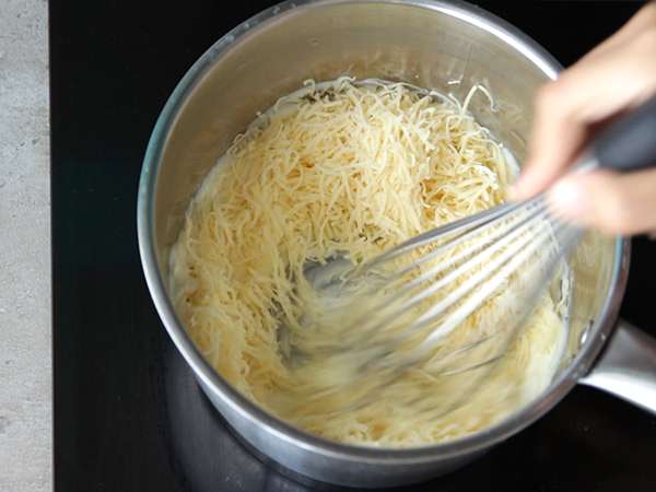 Souffle keju yang lembut dan lapang - Persiapan langkah 3