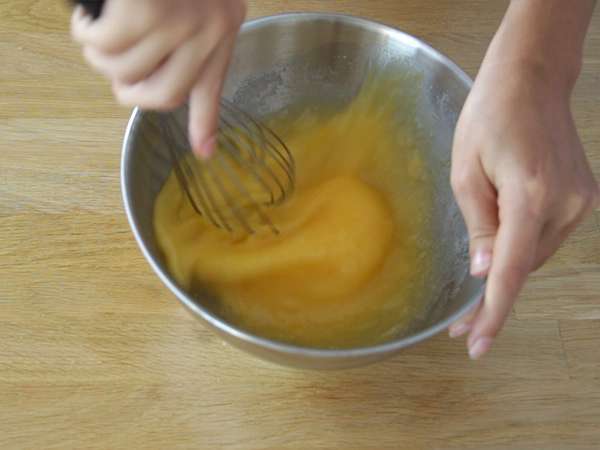 Puding telur vanila - Persiapan langkah 2