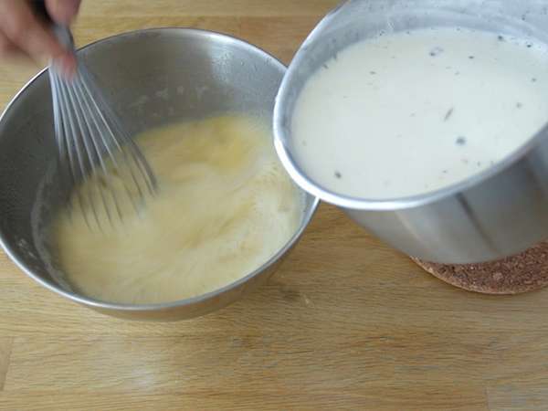 Puding telur vanila - Persiapan langkah 3